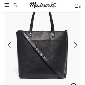 Madewell zip-top medium transport tote